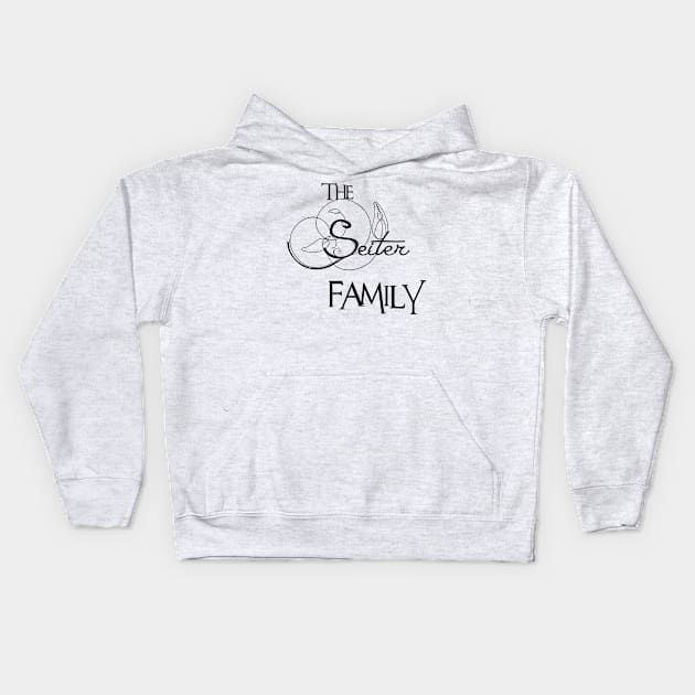 The Seiter Family ,Seiter Surname Kids Hoodie by Francoco